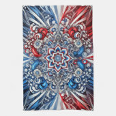 キッチンタオフランスのルとカラーデザイン キッチンタオル (縦)