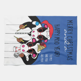 キッチンタオルお目出しクリスマス&ハッピーモーイヤー キッチンタオル