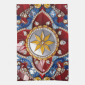 キッチンタオルとコロンビアのカラーデザイン キッチンタオル (縦)