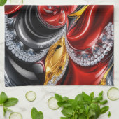 キッチンタオルとドイツのカラーデザイン キッチンタオル (折り畳み)