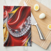 キッチンタオルとドイツのカラーデザイン キッチンタオル (四つ折り)