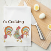 キッチンタオルのり何かの料理 キッチンタオル (四つ折り)