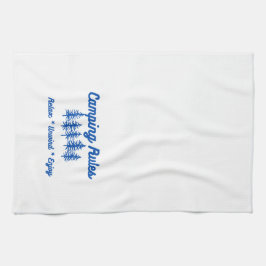 キッチンタオルのキャンプのルール キッチンタオル