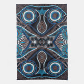 キッチンタオルのドットアートパターン キッチンタオル (縦)