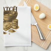 キッチンタオルをスクラッチで作った キッチンタオル (四つ折り)