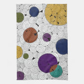 キッチンタオルを丸く渦巻く キッチンタオル (縦)