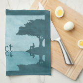 キッチンタオルを反射する キッチンタオル (四つ折り)