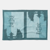 キッチンタオルを反射する キッチンタオル (横)