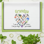 キッチンタオルを愛する – ツール（緑） キッチンタオル (折り畳み)