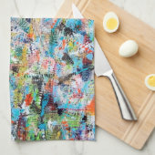 キッチンタオルを目覚めさせる キッチンタオル (四つ折り)