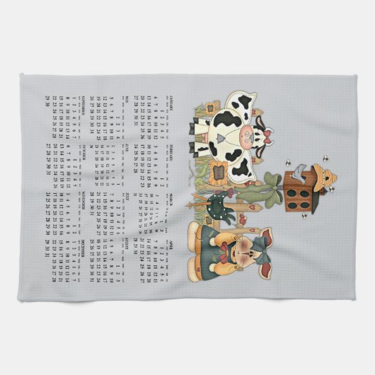 キッチンタオルを蓄える田舎の農園 キッチンタオル (横)