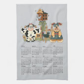 キッチンタオルを蓄える田舎の農園 キッチンタオル (縦)