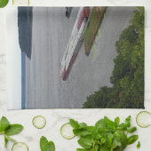 キッチンタオルを通り過ぎる足 キッチンタオル (折り畳み)