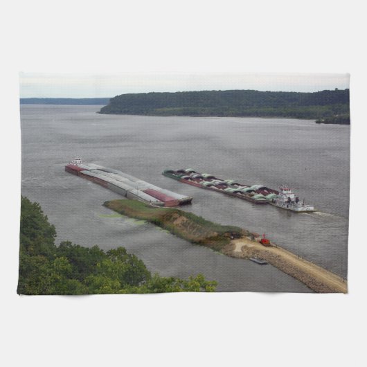 キッチンタオルを通り過ぎる足 キッチンタオル (横)