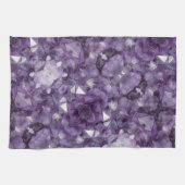 キッチンタオルアメジストクリスタルアロバープリント キッチンタオル (横)