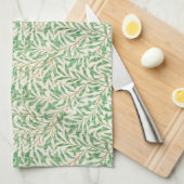 キッチンタオルアールヌーボー柳の枝の模様 キッチンタオル (四つ折り)