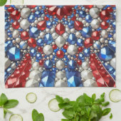 キッチンタオルオランダ色デザイン キッチンタオル (折り畳み)