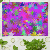 キッチンタオルサイケデリックをスターにする キッチンタオル (折り畳み)