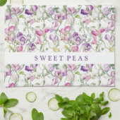 キッチンタオルスイートピーズ キッチンタオル (折り畳み)