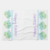 キッチンタオルハッピーイースターユリ キッチンタオル (横)