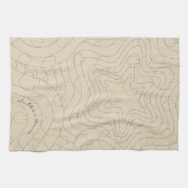 キッチンタオルハヌッカスターズ&ドリードルスタオル キッチンタオル