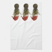 キッチンタオルパイナップルサンタハット キッチンタオル (縦)