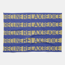 キッチンタオルパスソーバーRRR/ブルー，金ゴールド キッチンタオル