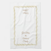 キッチンタオルパーソナライズされたが神様 キッチンタオル (縦)