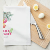 キッチンタオルパーソナライズされたフェスティバル キッチンタオル (四つ折り)