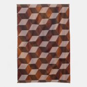 キッチンタオルフェイク – 象嵌された木材 キッチンタオル (縦)