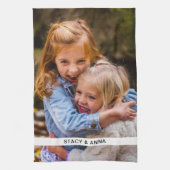 キッチンタオル写真と名前テンプレート キッチンタオル (縦)