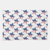 キッチンタオル愛国的なスター キッチンタオル (横)