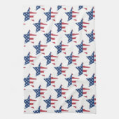 キッチンタオル愛国的なスター キッチンタオル (縦)