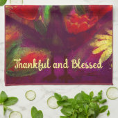 キッチンタオル感謝賛美お洒落トルコ キッチンタオル (折り畳み)