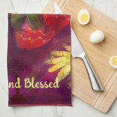 キッチンタオル感謝賛美お洒落トルコ キッチンタオル (四つ折り)