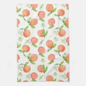 キッチンタオル水彩ピーチパターン キッチンタオル (縦)