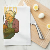 キッチンタオル焼いたを取ろう キッチンタオル (四つ折り)