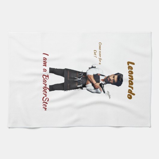 キッチンタオル理容師テーマ キッチンタオル (横)