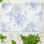 キッチンタオル甘いアデラインのブルーベリー色あせた キッチンタオル (折り畳み)