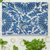 キッチンタオル美しいアンティーク花柄 キッチンタオル (折り畳み)