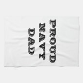 キッチンタオル誇りを持ったネイビーパパ キッチンタオル (横)