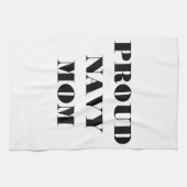 キッチンタオル誇りを持ったネイビーママ キッチンタオル (横)