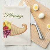 キッチンタオル豊富な恵み キッチンタオル (四つ折り)