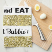 キッチンタオル通販食べ金ゴールド「AT...」 キッチンタオル (四つ折り)