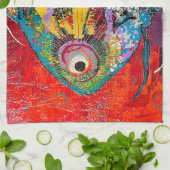 キッチンタオル魚 キッチンタオル (折り畳み)