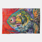 キッチンタオル魚 キッチンタオル (横)