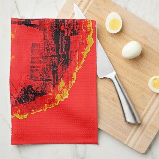 キッチンタオル (四つ折り)