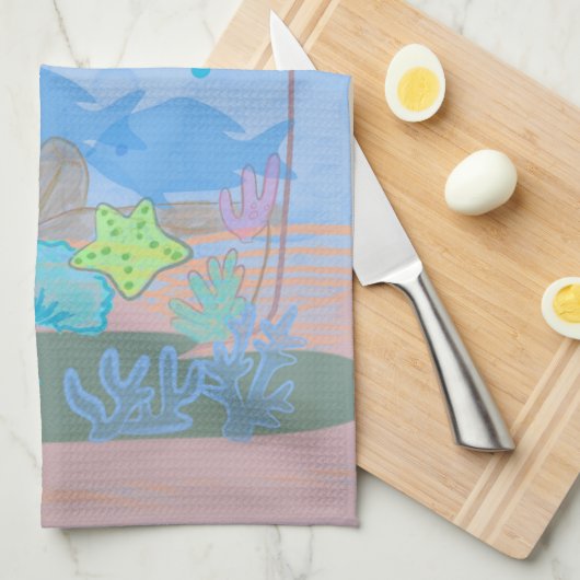 キッチンタオル (四つ折り)