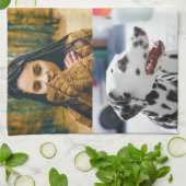 キッチンタオル4写真テンプレート キッチンタオル (折り畳み)