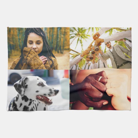 キッチンタオル4写真テンプレート キッチンタオル (横)